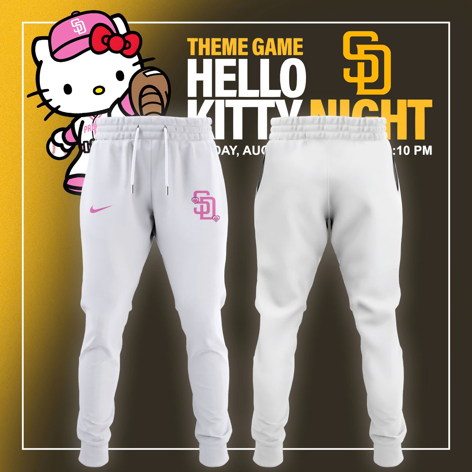 San Diego Padres MLB x Hello Kitty Night 2026 Limited Jersey Editions