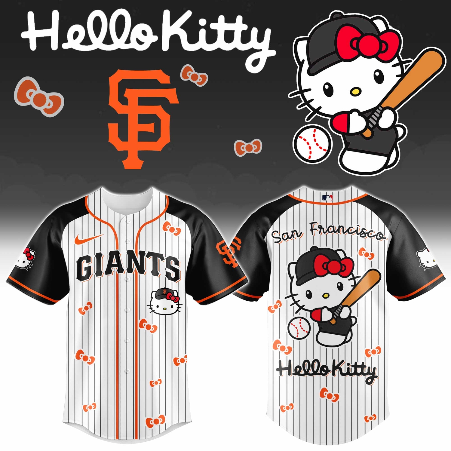 San Francisco Giants x Hello Kitty 2026 Limited Editions Jersey