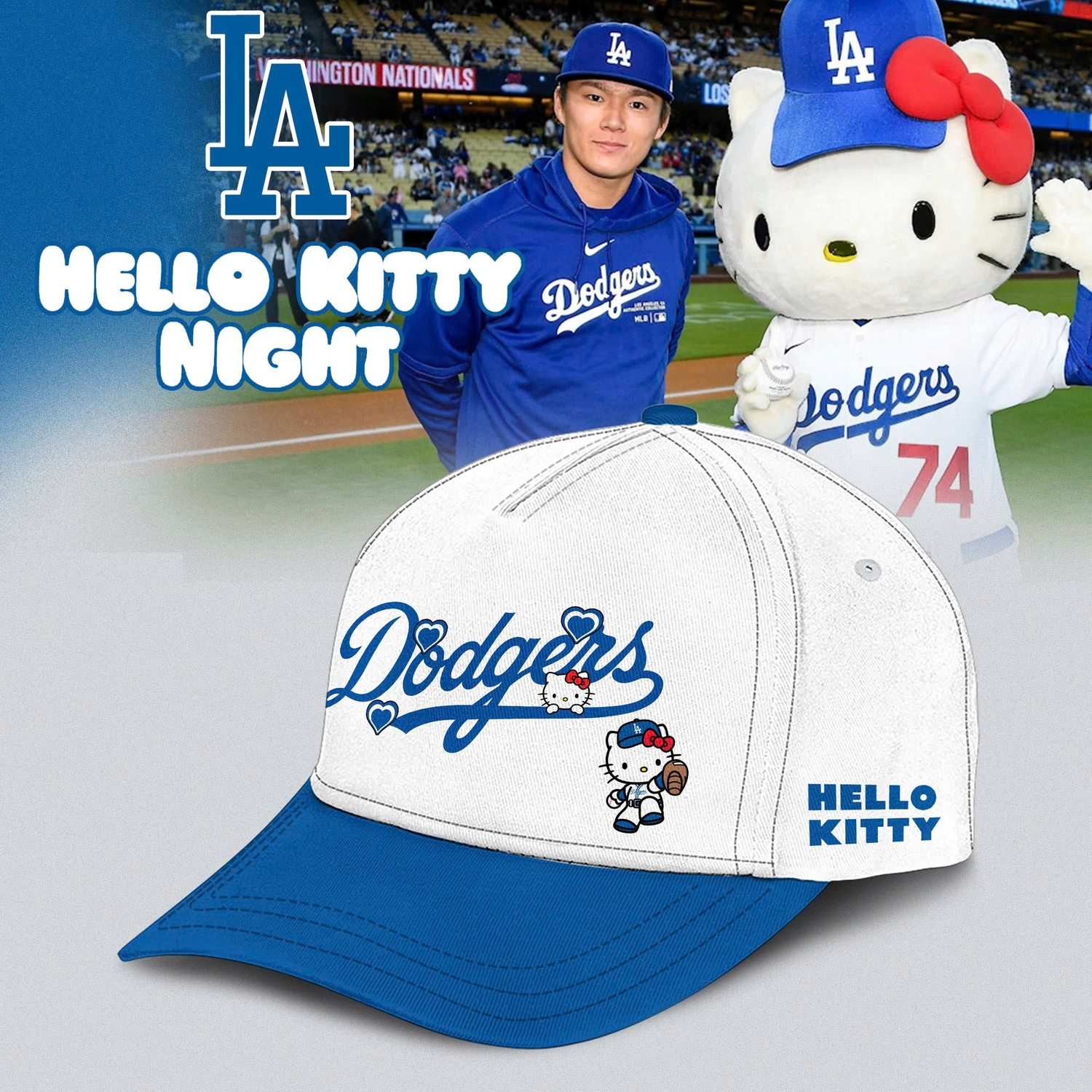 Los Angeles Dodgers x Hello Kitty Night 2026 Exclusive Jersey Collection