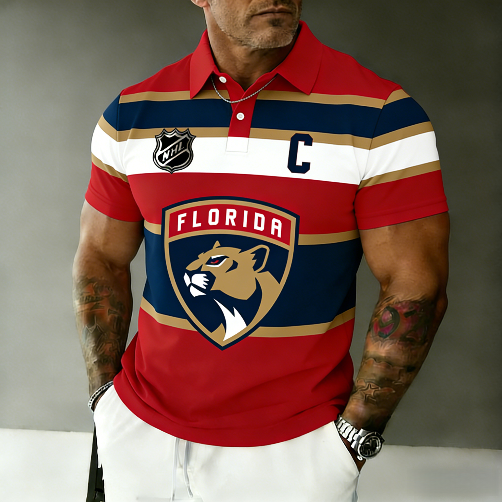 Florida Panthers captain's polo shirt