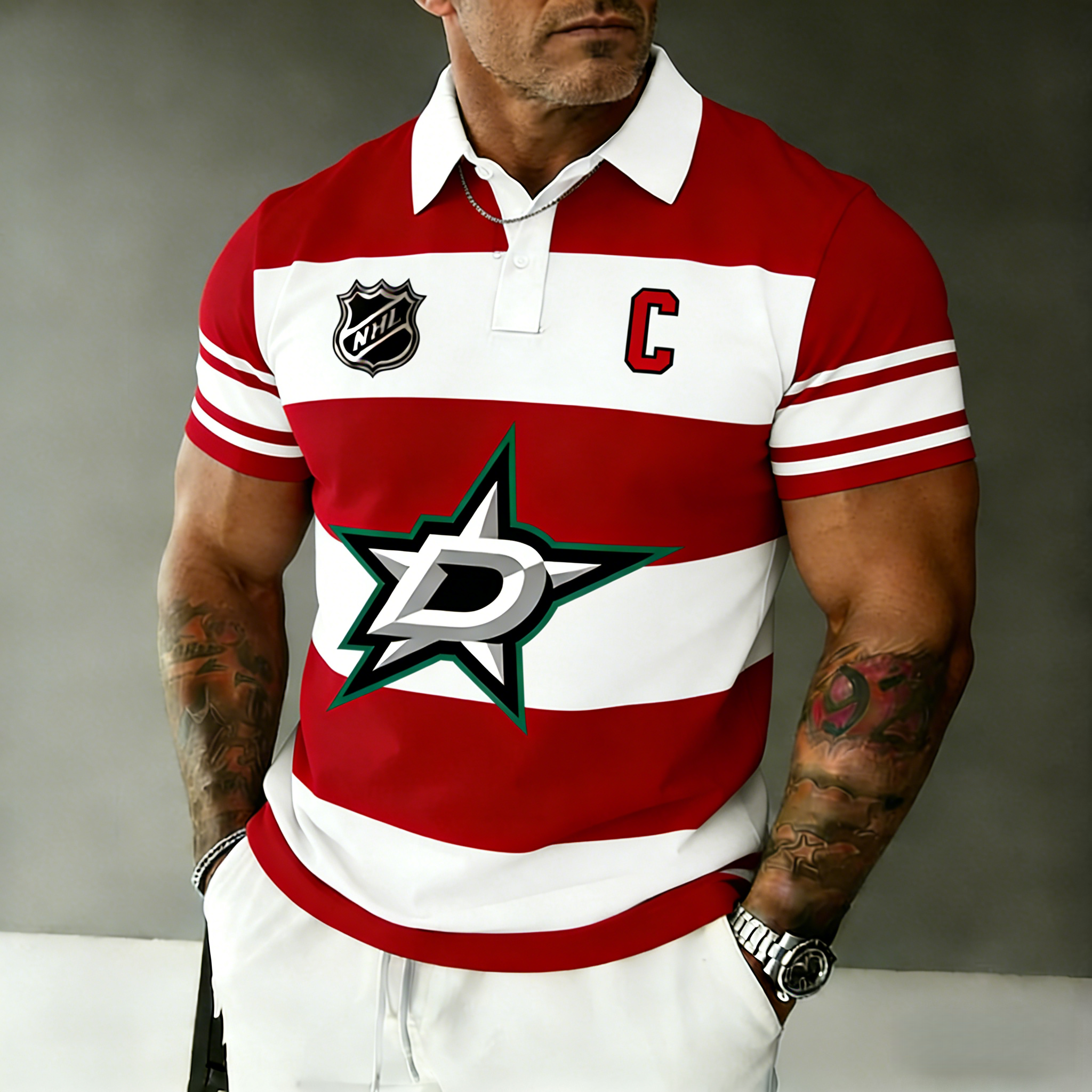 Dallas Stars captain's polo shirt