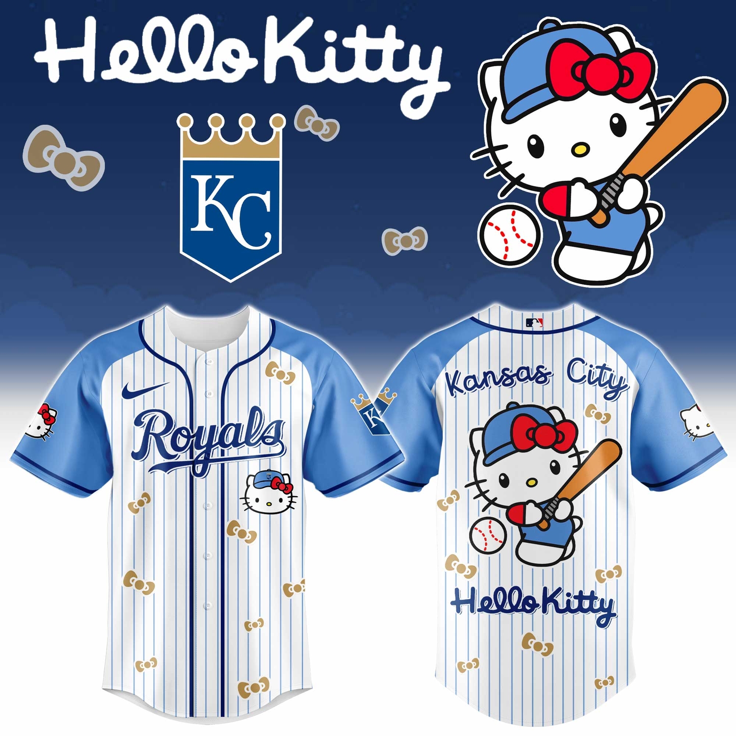 Kansas City Royals x Hello Kitty 2026 Limited Editions Jersey