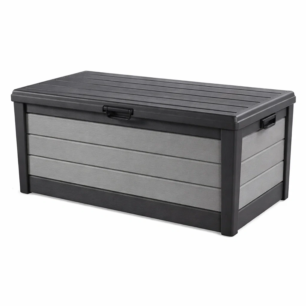 Contenitore in plastica antracite 117x45x56 cm-NOOKHAVENZ