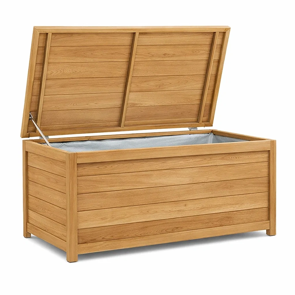 Contenitore in legno di quercia naturale-NOOKHAVENZ