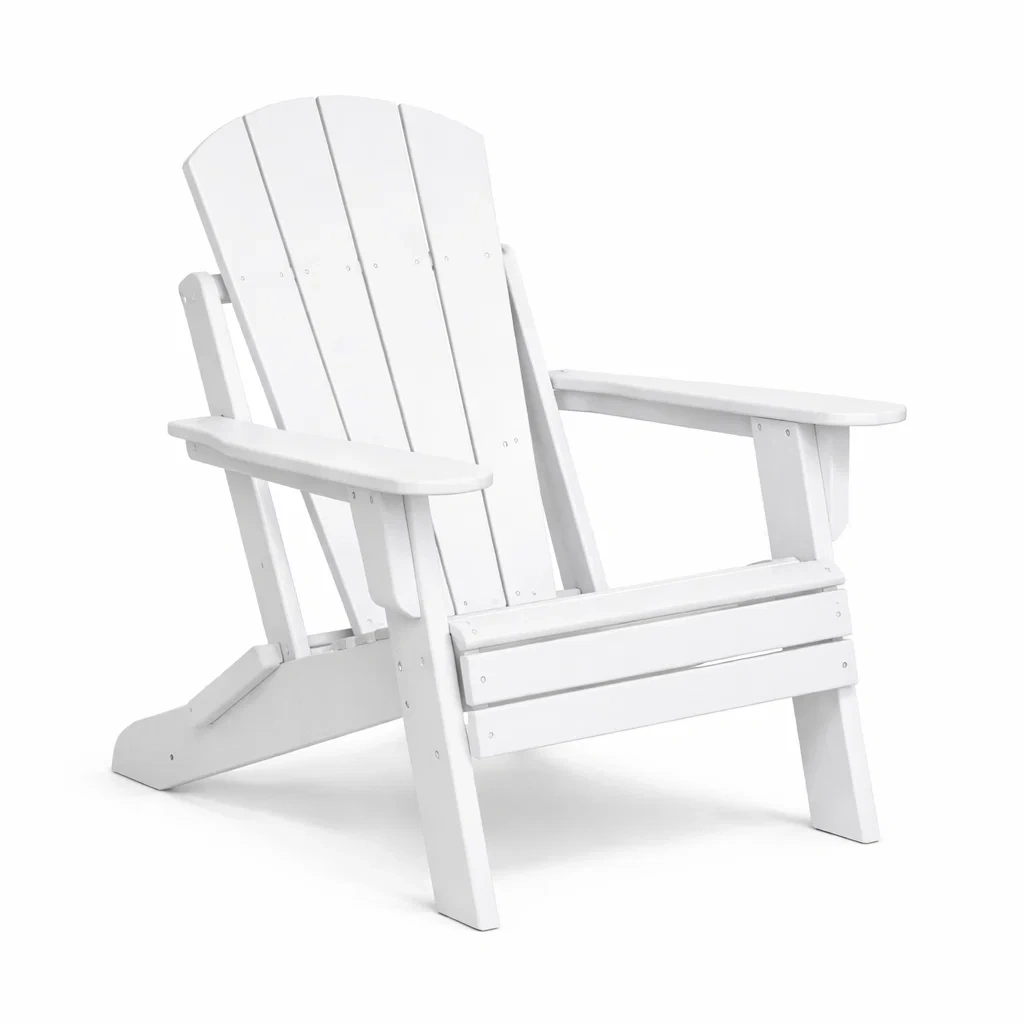 Sedia Adirondack da esterno in legno di pino bianco-NOOKHAVENZ