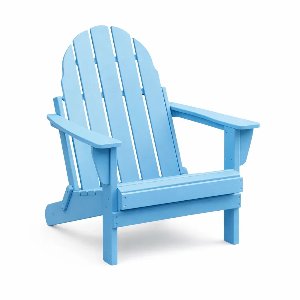 Sedia Adirondack in legno di pino blu-NOOKHAVENZ