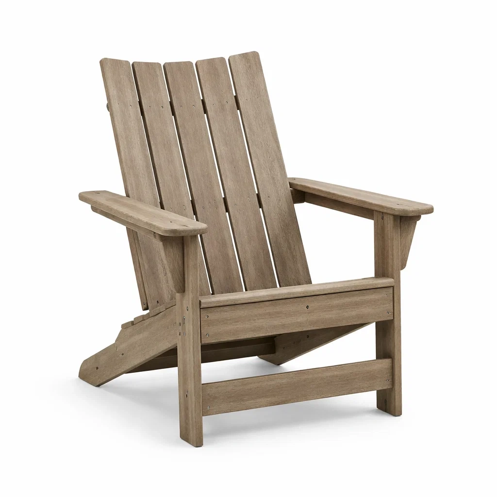 Sedia Adirondack in legno marrone-NOOKHAVENZ
