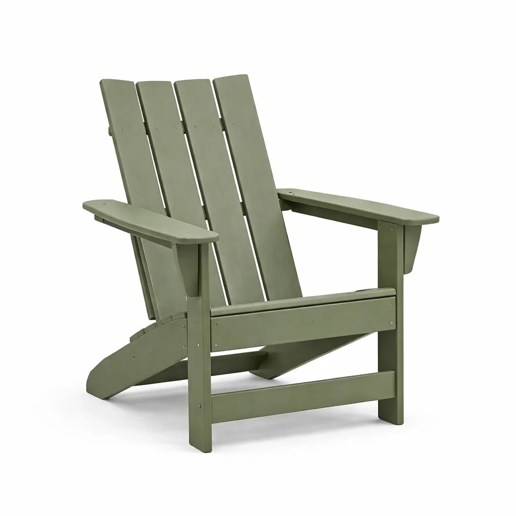 Sedia Adirondack in legno composito verde-NOOKHAVENZ
