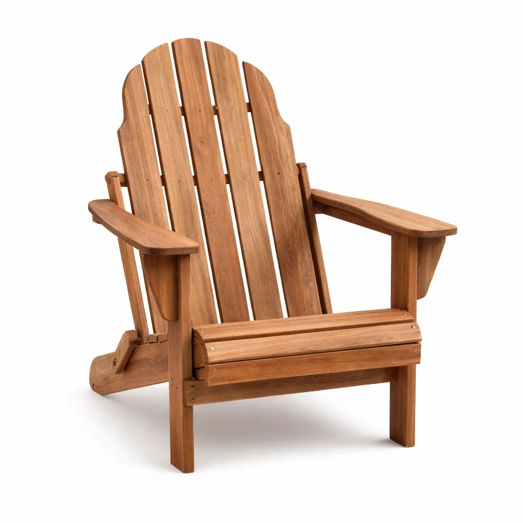 Sedia Adirondack in legno di teak-NOOKHAVENZ