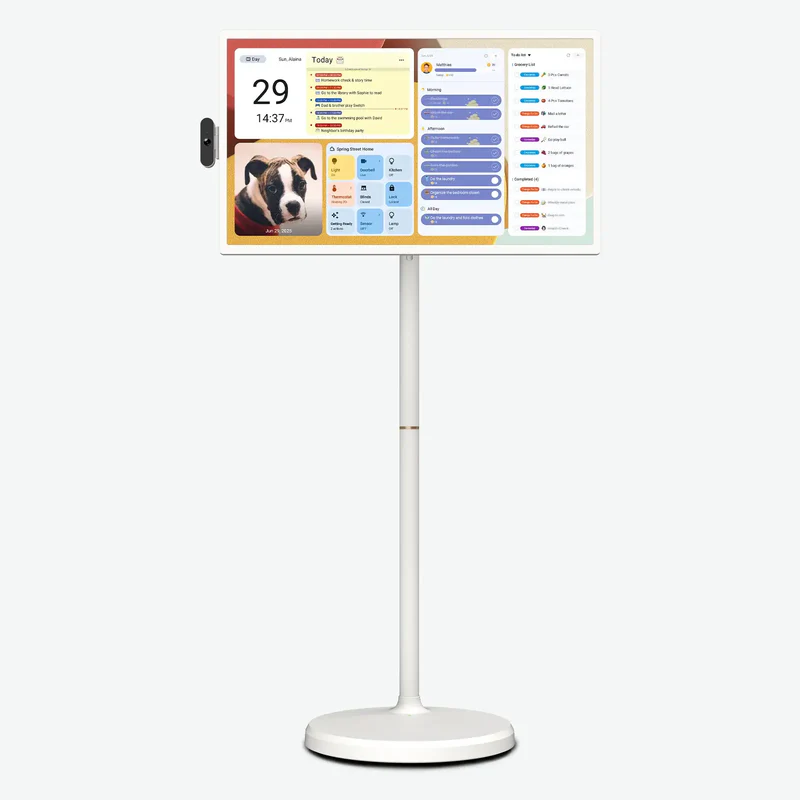 Next-Gen 32” Portable Smart TV on Wheels – Take Your Screen Anywhere