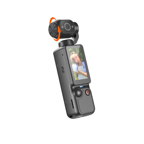 Ultra-Portable 2.5K POV Camera with Rotating Lens