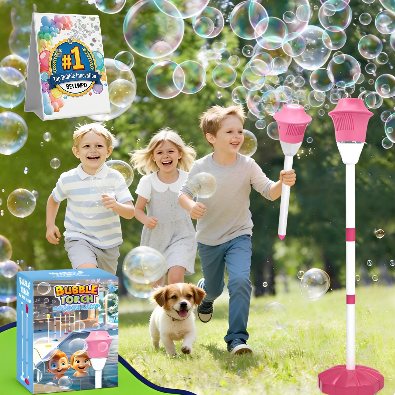 Automatic Bubble Machine for Kids