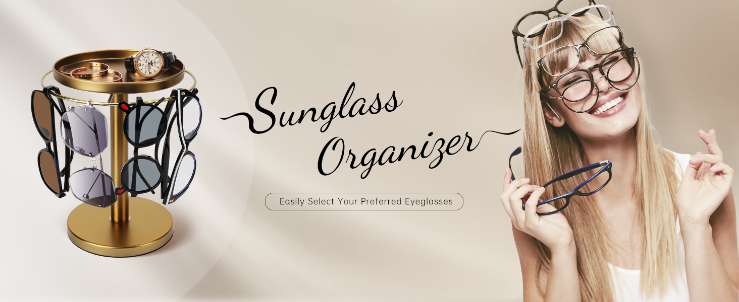 sunglasses organizer