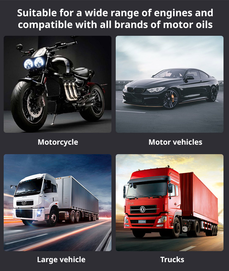 High Performance Anti-Wear Engine Lubricant, Durable Friction Protection Agent for Vehicles