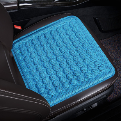 Summer honeycomb cooling gel seat cushion, multi-functional ice pad, breathable car mat, all-season cooling gel seat cushion.