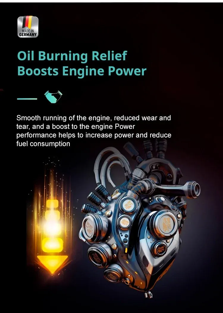 High Performance Anti-Wear Engine Lubricant, Durable Friction Protection Agent for Vehicles