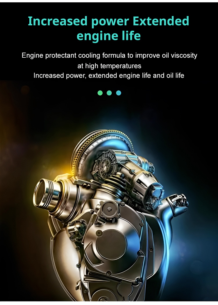 High Performance Anti-Wear Engine Lubricant, Durable Friction Protection Agent for Vehicles