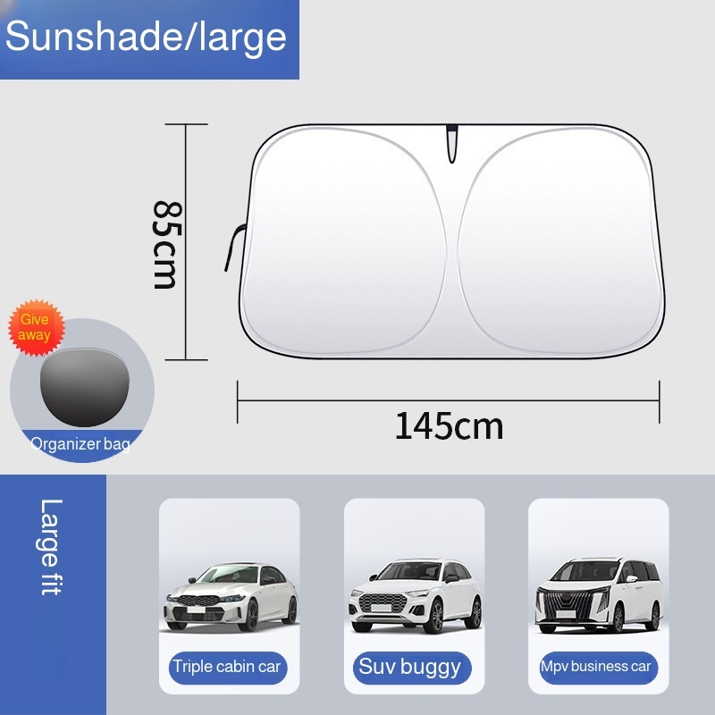 Summer Ice Crystal Thickened Car Sun Visor
