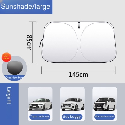 Summer Ice Crystal Thickened Car Sun Visor