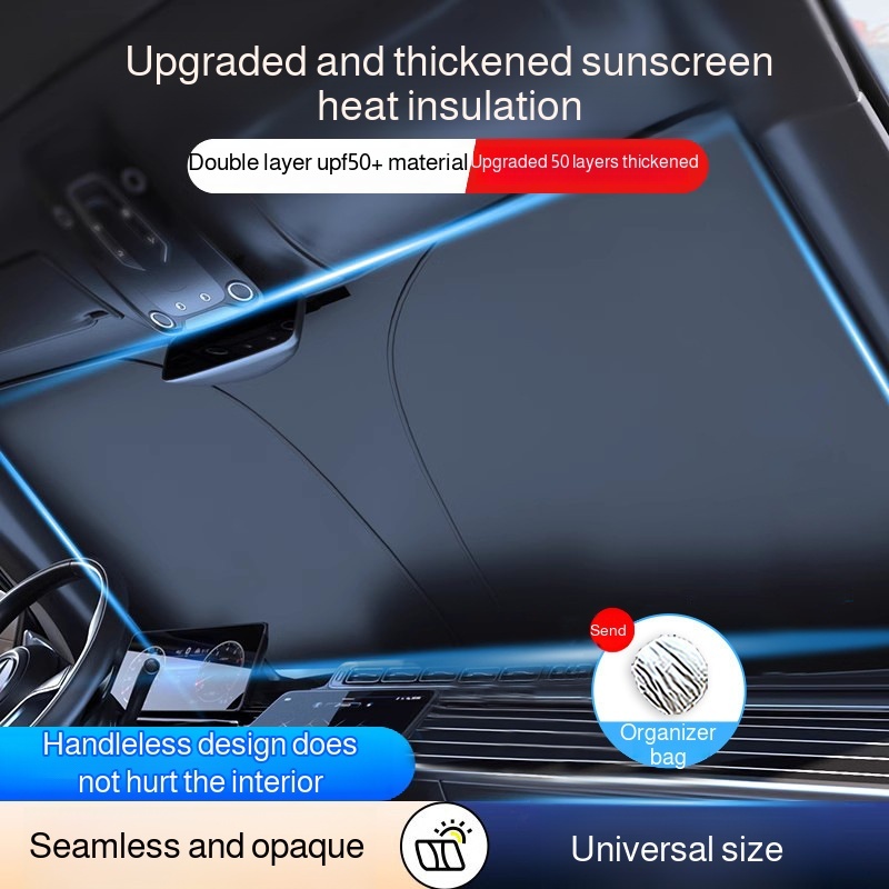 Summer Ice Crystal Thickened Car Sun Visor