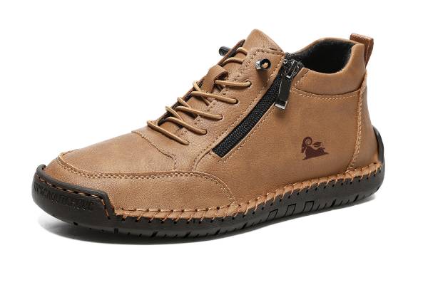 (🔥 50% off - Don't miss out!) Selected calfskin leather shoes - Orthopedic shoes - 👞 - Durable, non-slip, and waterproof (arch support, pain relief, unisex)