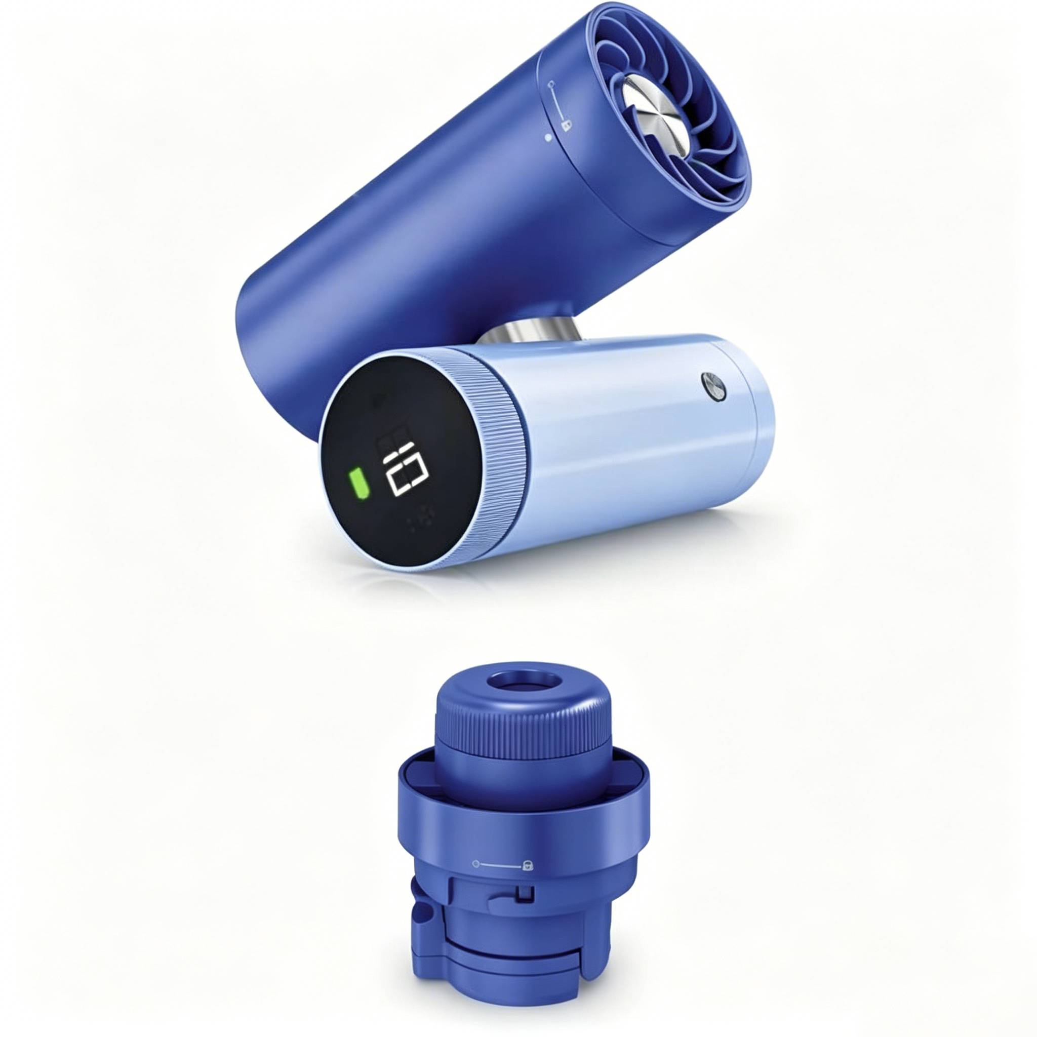 The 2-in-1 Personal Cooling System with Fan, Dry-Touch Mist – Portable, Handheld, Rose Gold