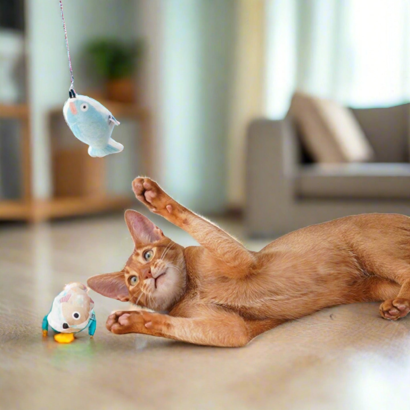 Extendable Cat Teaser Wand