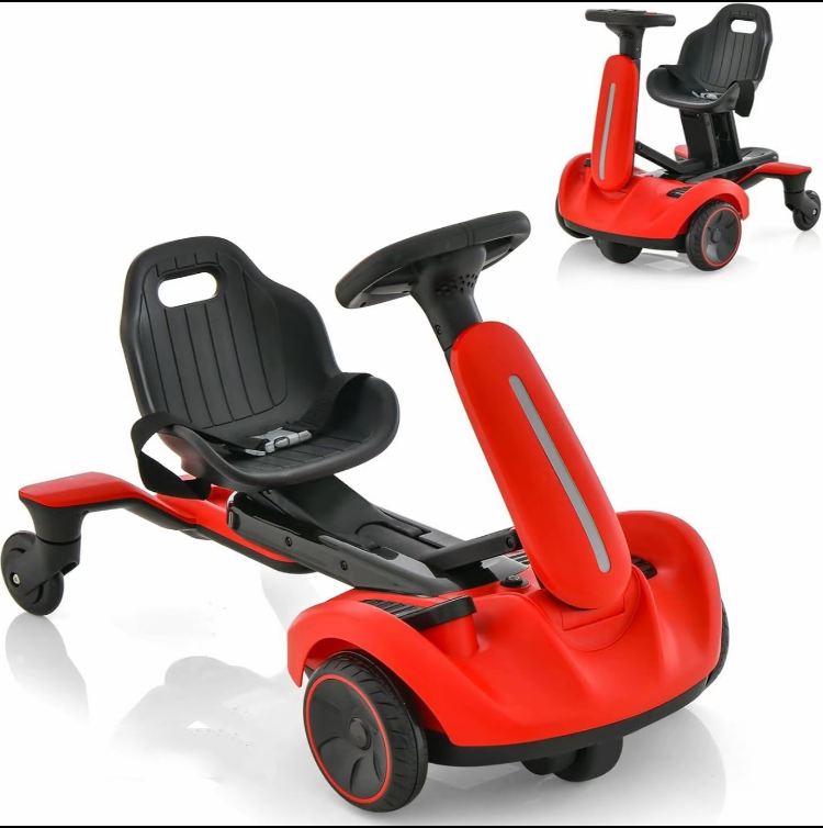 🎉Last Day 50% OFF⏰️ Electric Ride on Drift Car, 6V BatteryPowered Racing Kart