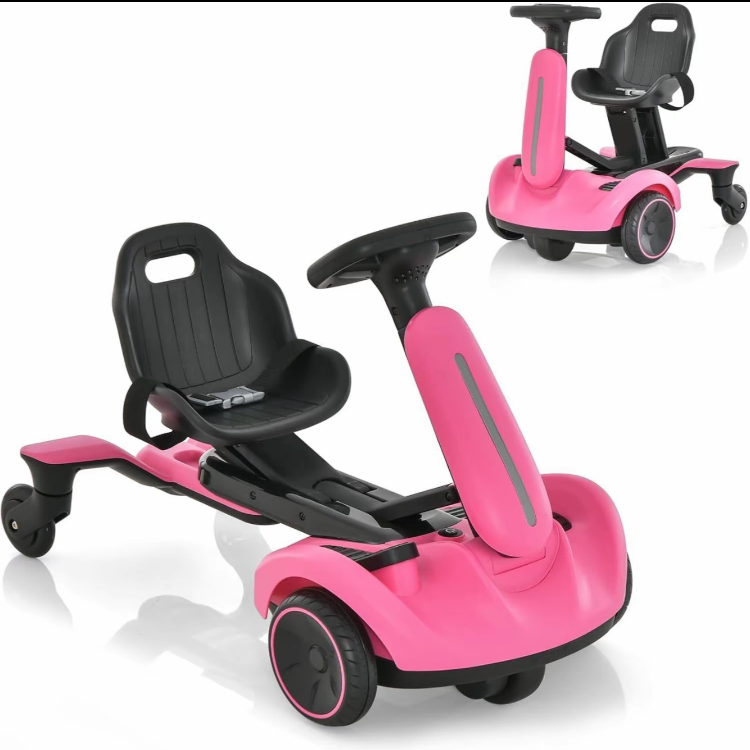 🎉Last Day 50% OFF⏰️ Electric Ride on Drift Car, 6V BatteryPowered Racing Kart