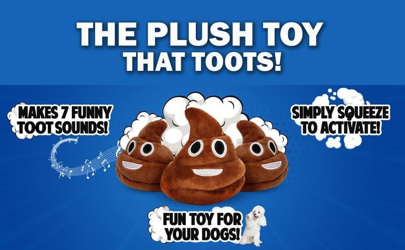 Funny Talking Poop Plush Toy – Makes Fart Sounds!