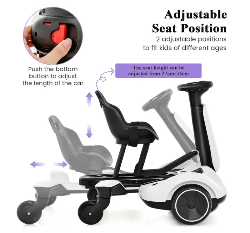 🎉Last Day 50% OFF⏰️ Electric Ride on Drift Car, 6V BatteryPowered Racing Kart