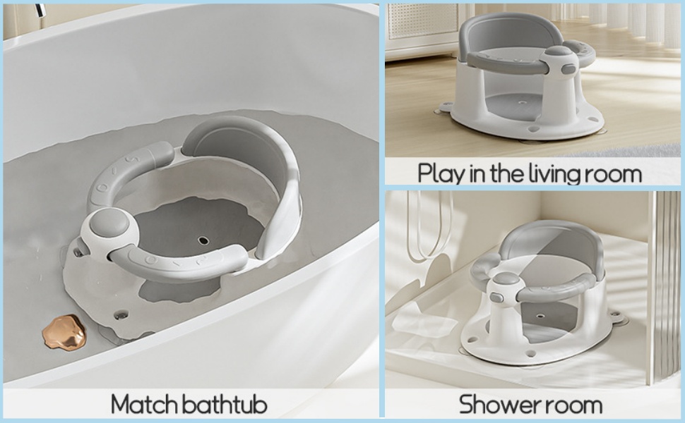 lovely non-slip bath chair