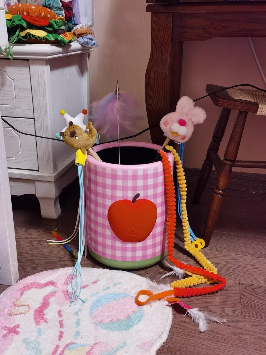 Cloud Moon Star Cat Teaser Wand with Catmint