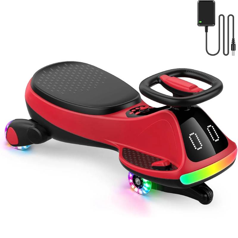 🎉50% Off!⏰️ 12V Electric Wiggle Car for Kids 3+ | Pedal & Rechargeable Ride-On Toy