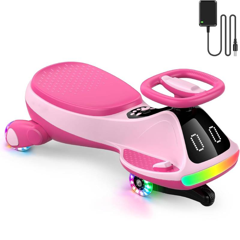🎉50% Off!⏰️ 12V Electric Wiggle Car for Kids 3+ | Pedal & Rechargeable Ride-On Toy