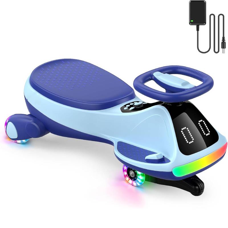 🎉50% Off!⏰️ 12V Electric Wiggle Car for Kids 3+ | Pedal & Rechargeable Ride-On Toy