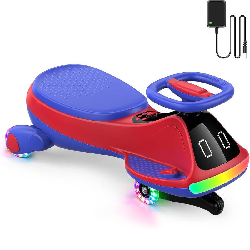 🎉50% Off!⏰️ 12V Electric Wiggle Car for Kids 3+ | Pedal & Rechargeable Ride-On Toy