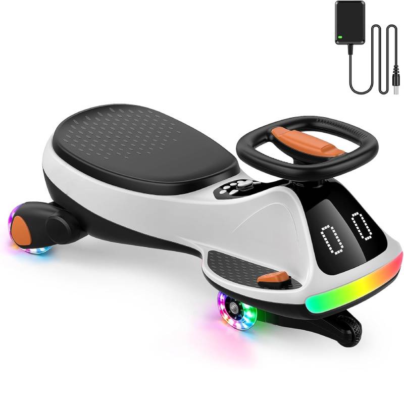 🎉50% Off!⏰️ 12V Electric Wiggle Car for Kids 3+ | Pedal & Rechargeable Ride-On Toy