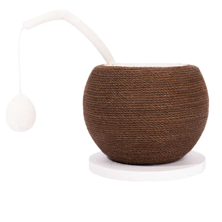 Natural Jute Coconut Cat Scratching Ball