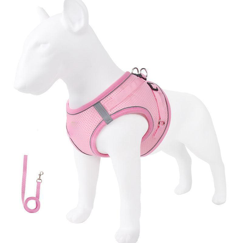 Basic Cat Harness Escape Proof 4 Color Leash Set Cat Lead