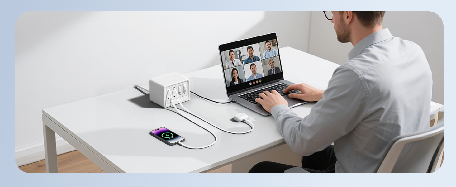 12-in-1 Desktop Charging Station