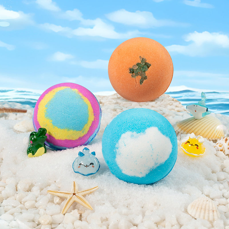 🧼🛁 Natural Bath Bombs for Kids with Mega Bubbles & Surprise Inside 🥚✨