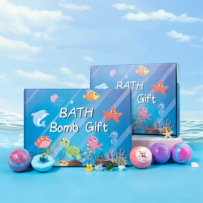🧼🛁 Natural Bath Bombs for Kids with Mega Bubbles & Surprise Inside 🥚✨