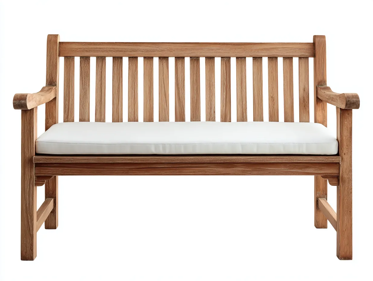 Gartenbank - Teakholz - 145x64x87 cm - Natur - Klassisches Gartendesign-Havenuploft