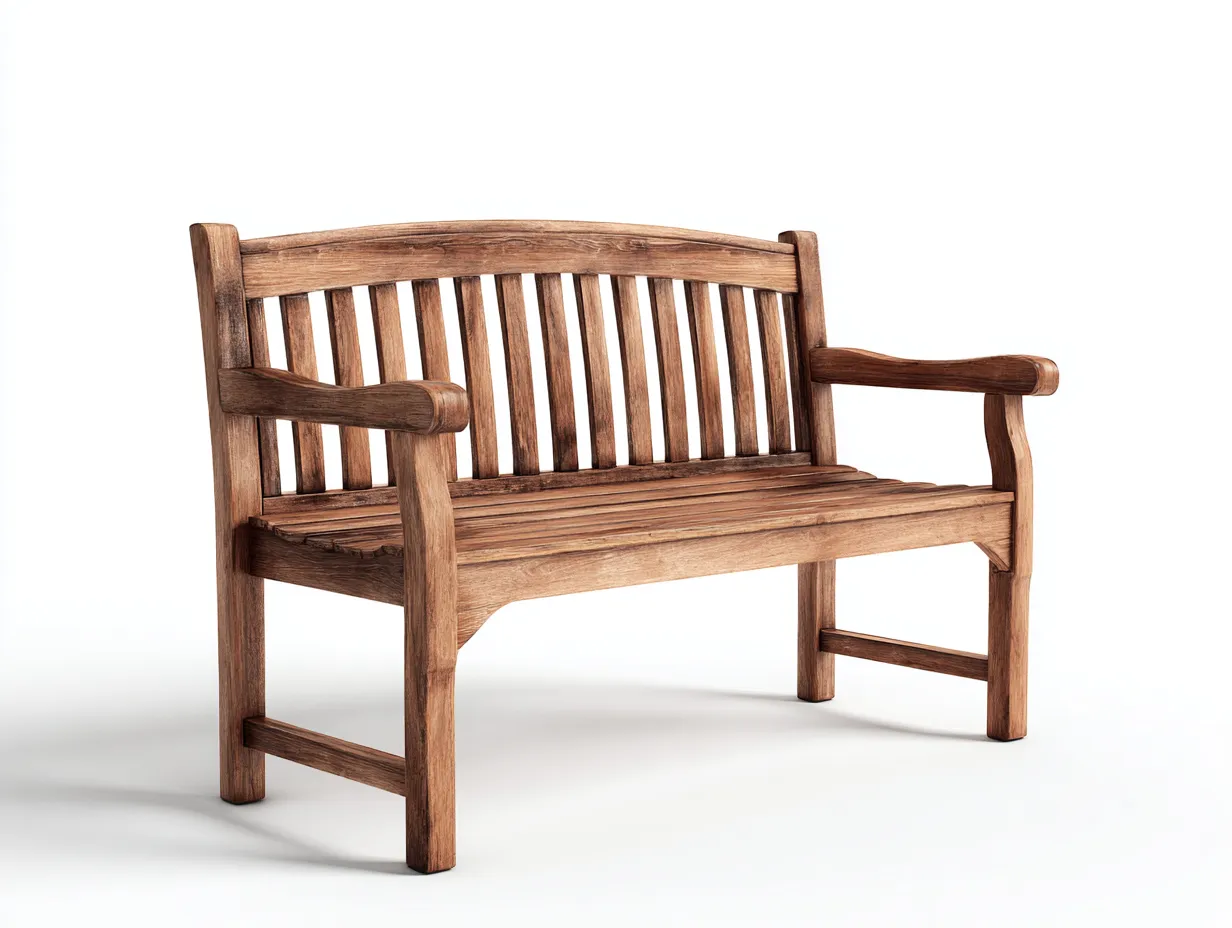 Gartenbank - Teakholz - 130x65x88 cm - Braun - Klassisches Gartendesign-Havenuploft