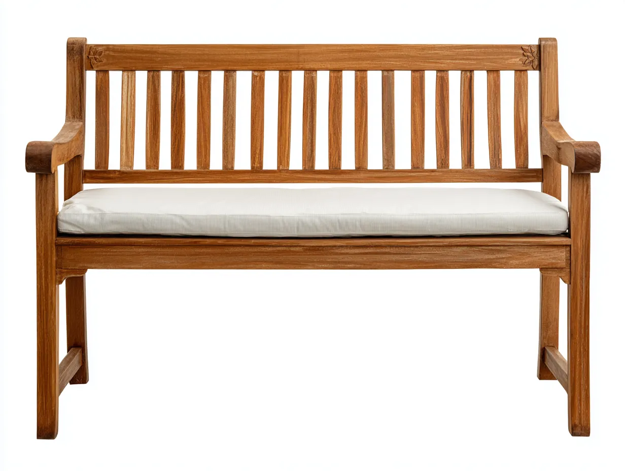 Gartenbank - Teakholz - 147x64x88 cm - Natur - Klassisches Gartendesign-Havenuploft