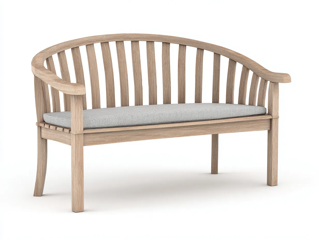 Gartenbank - Teakholz - 150x65x88 cm - Natur - Elegantes Gartendesign-Havenuploft