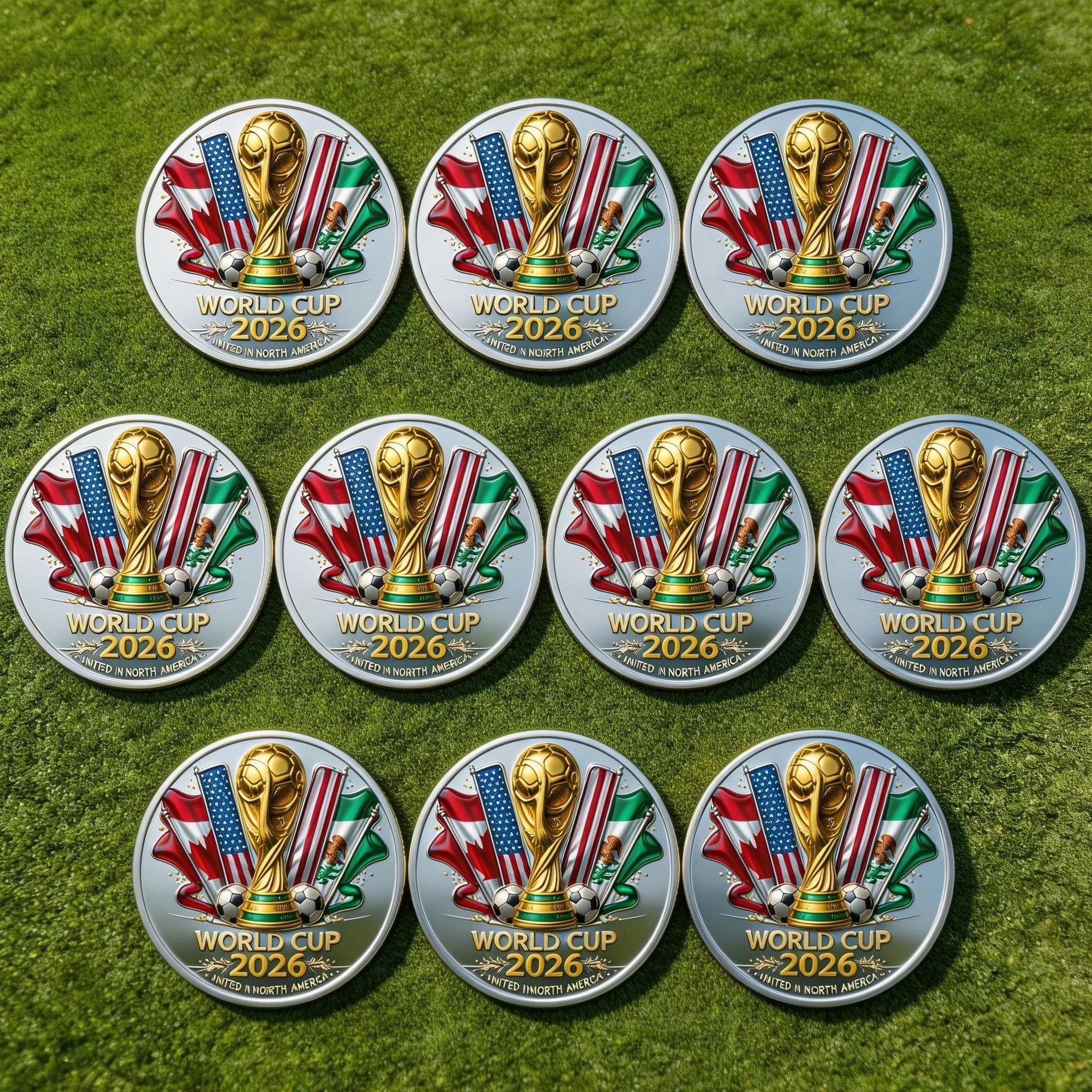 Limited Edition –⚽World Cup 2026 Legacy Challenge Coin🏆