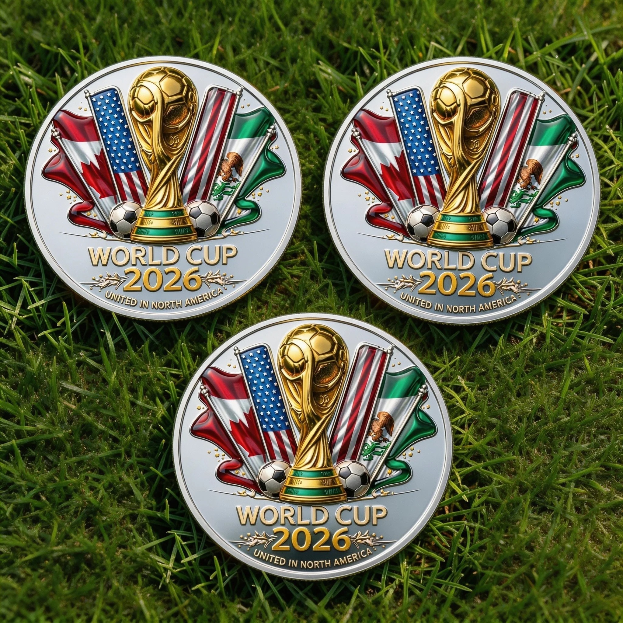 Limited Edition –⚽World Cup 2026 Legacy Challenge Coin🏆