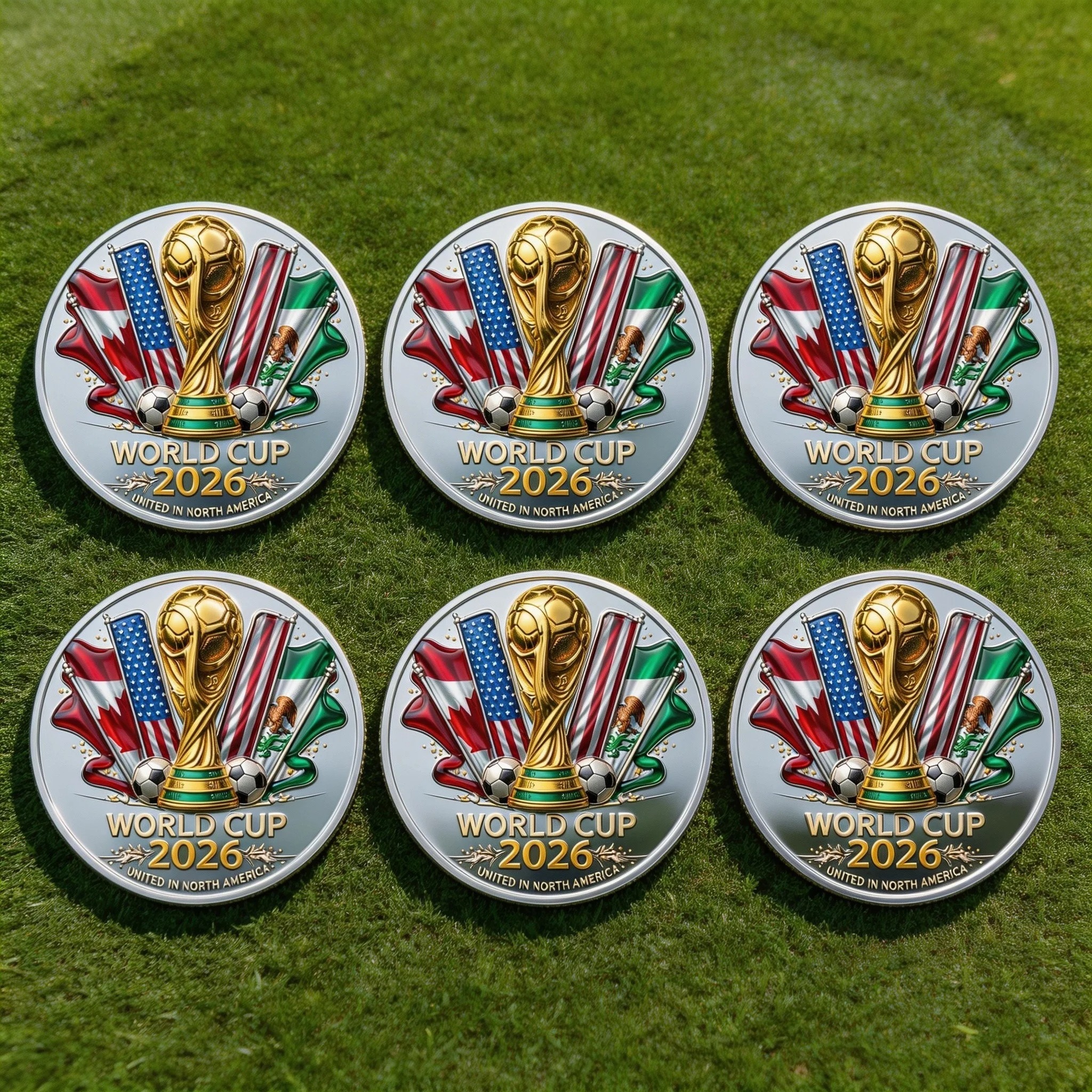 Limited Edition –⚽World Cup 2026 Legacy Challenge Coin🏆